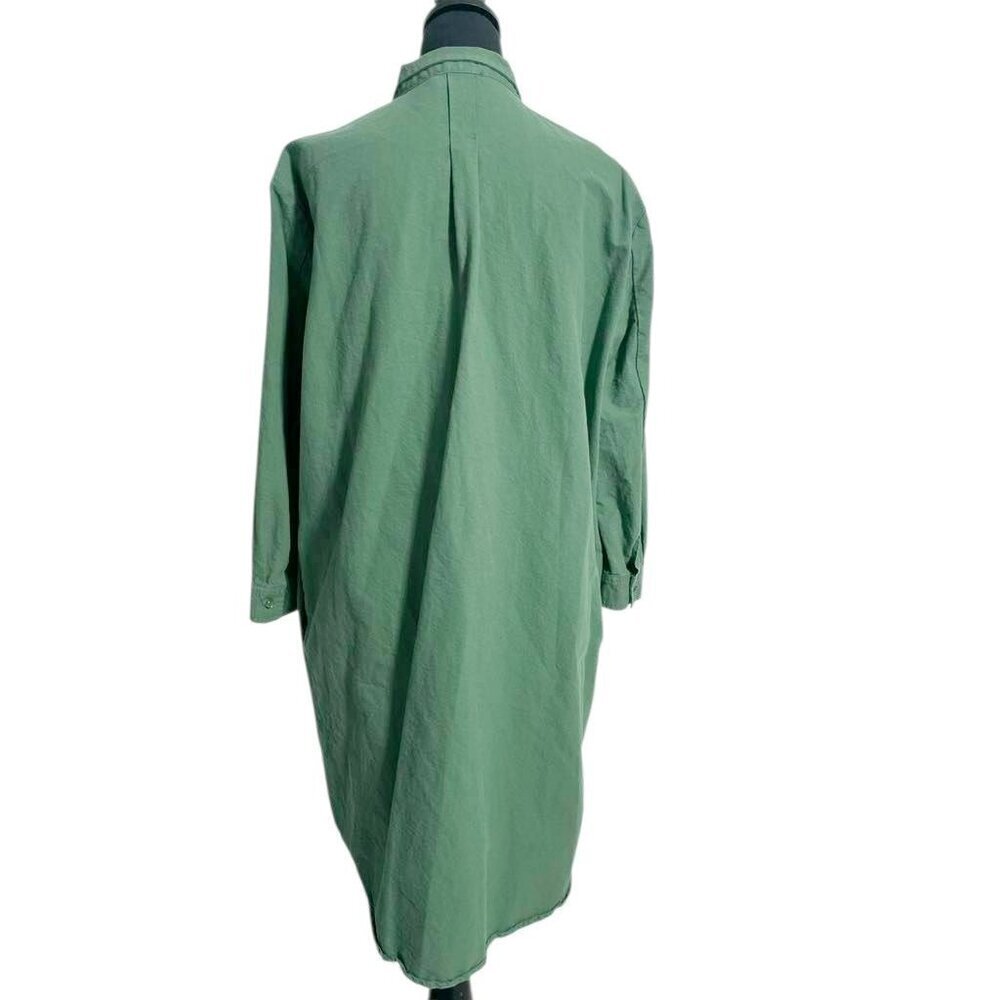 Tuckernuck Pomander Place Size XL  Poly Dress Green Collared - Picture 7 of 10